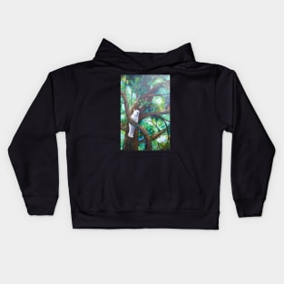 He's looking at me Kids Hoodie